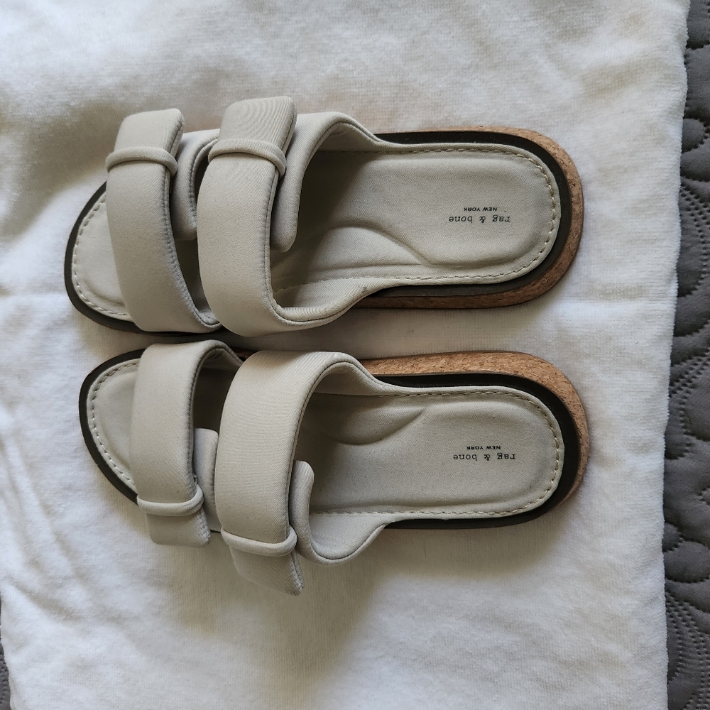 rag & bone Cream Sandals